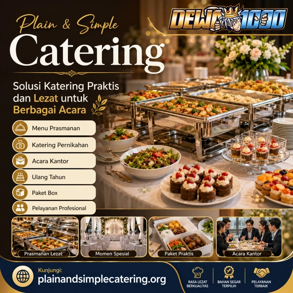Layanan katering Plain and Simple Catering